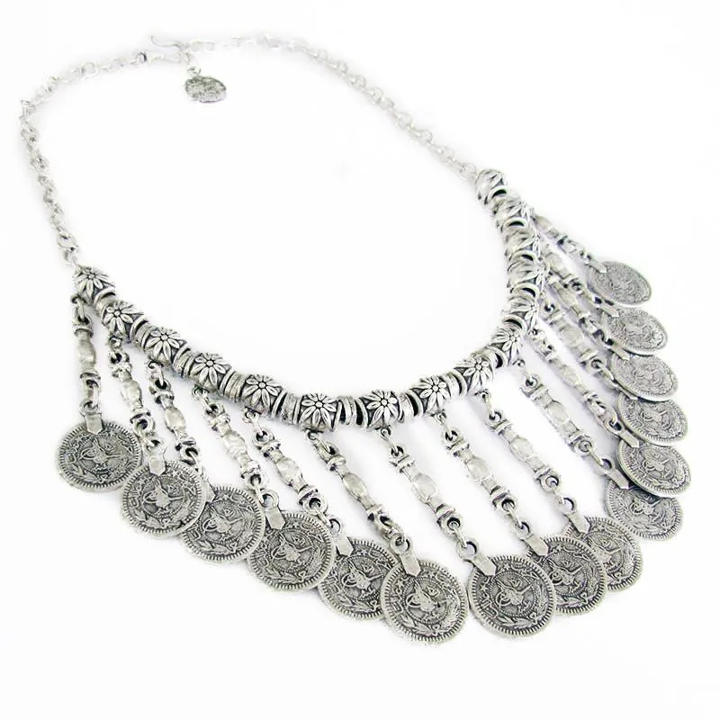 Ani boho necklace with coins