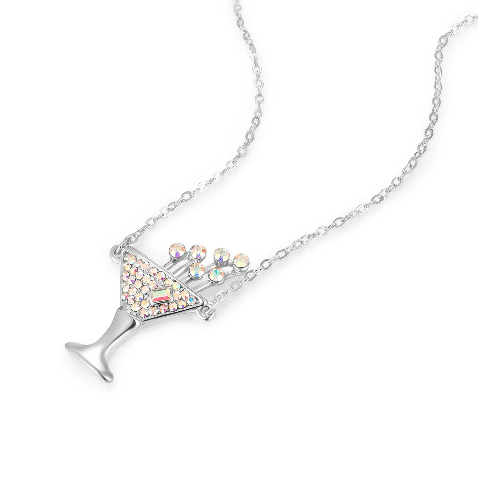 Champagne Glass Necklace