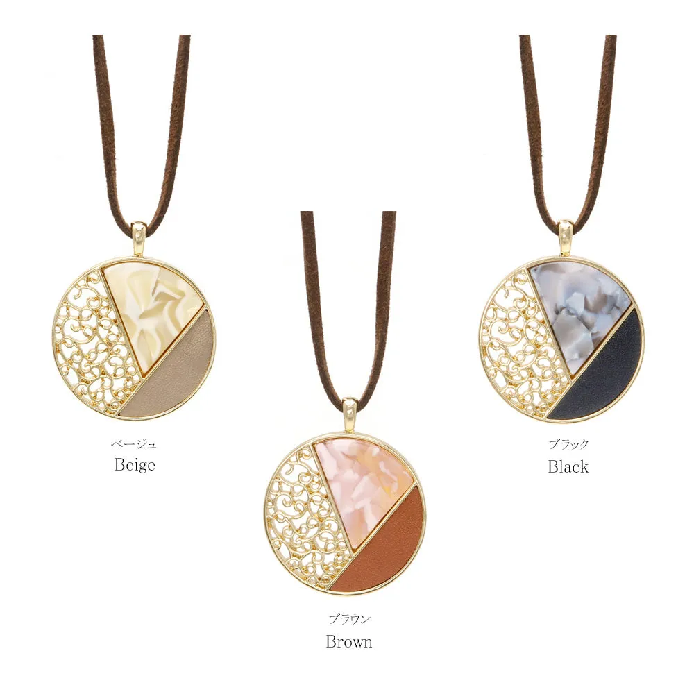 Enchanting Circle Cord Necklace