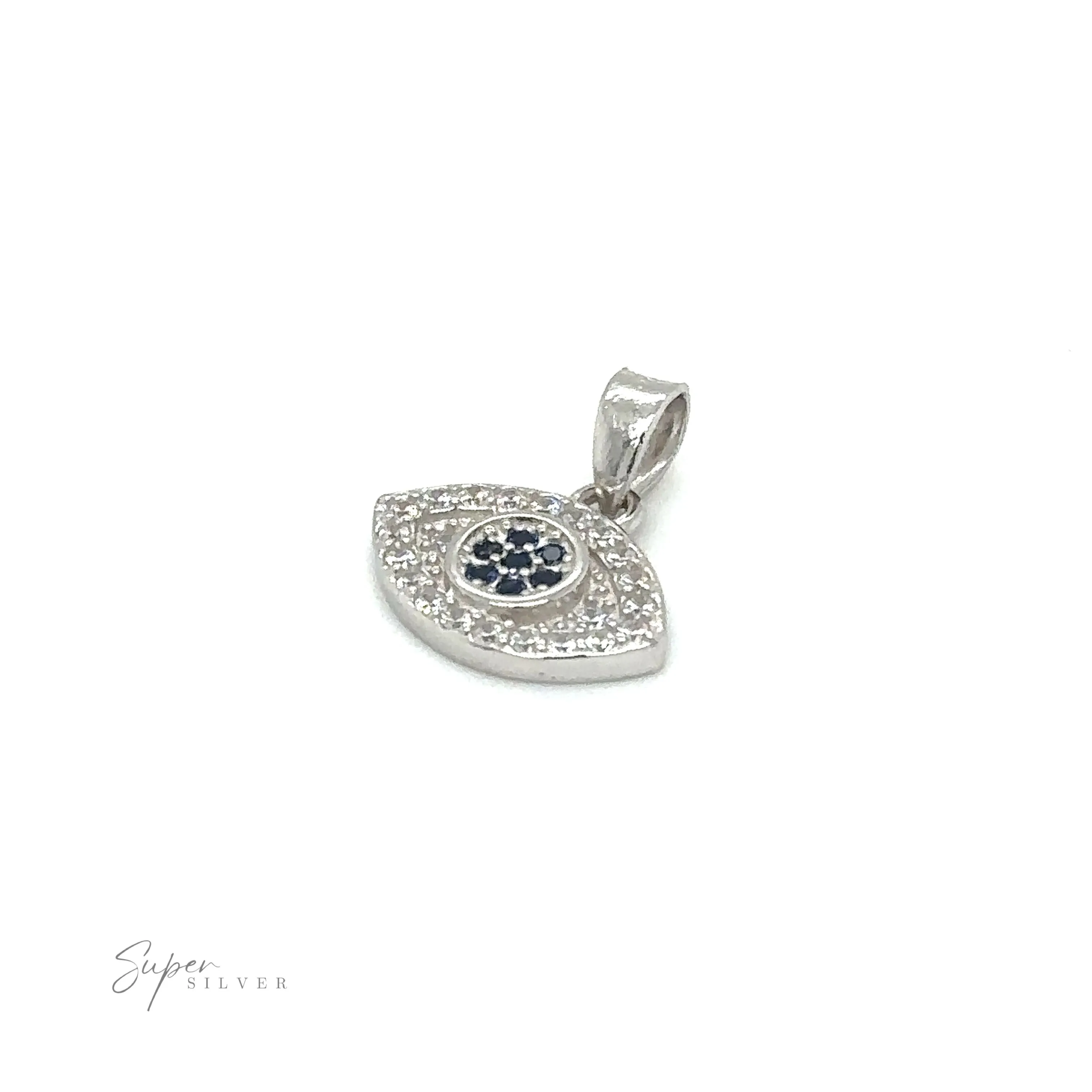 Evil Eye Pave Cubic Zirconia Charms