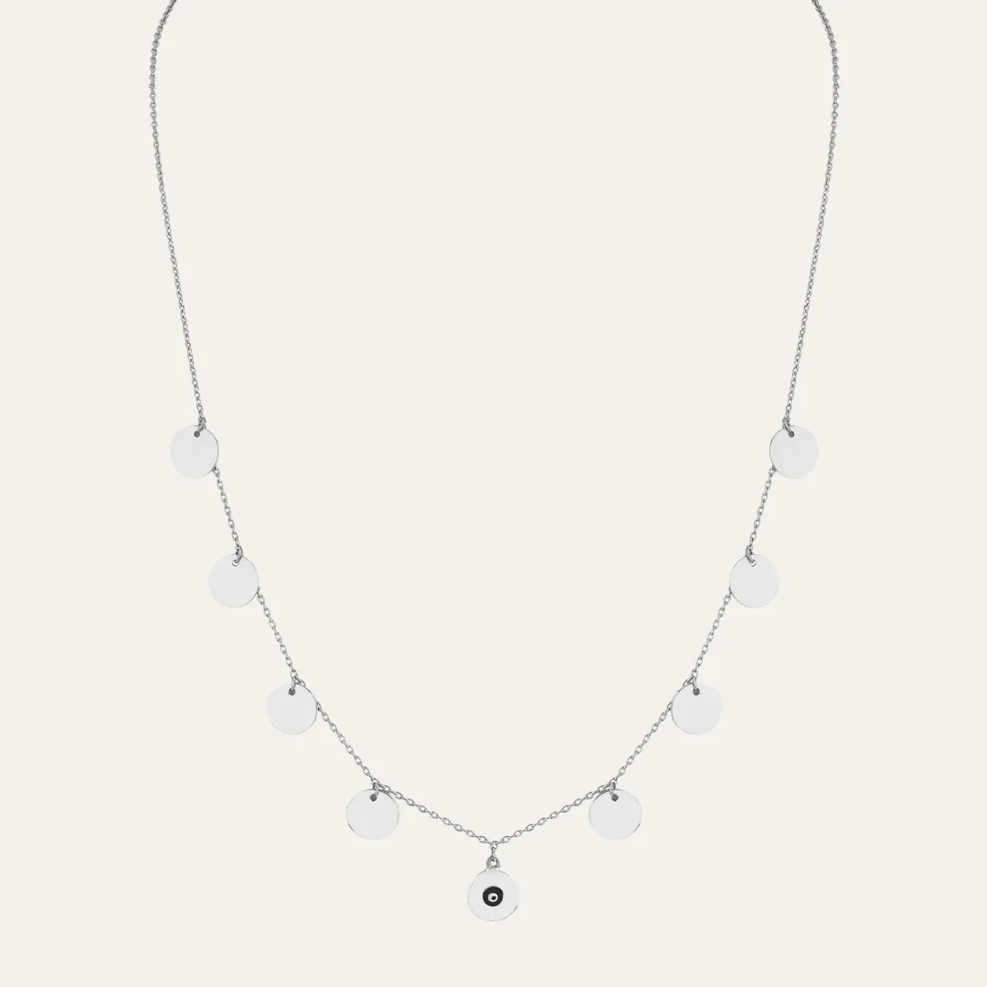 Gold-Filled Gypsy Glam Shakira necklace eye motif