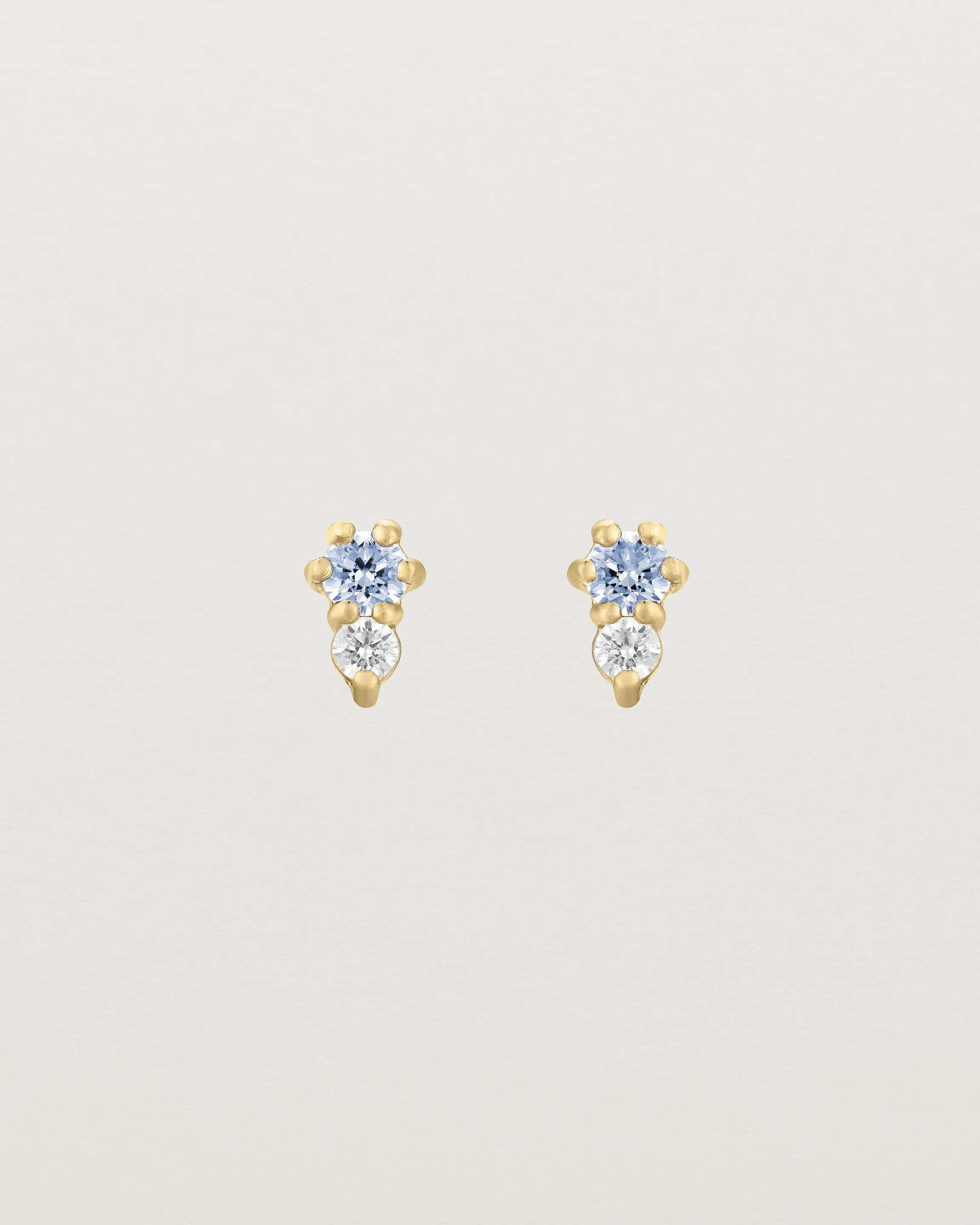 Lottie Studs | Ceylon Sapphire & Diamond