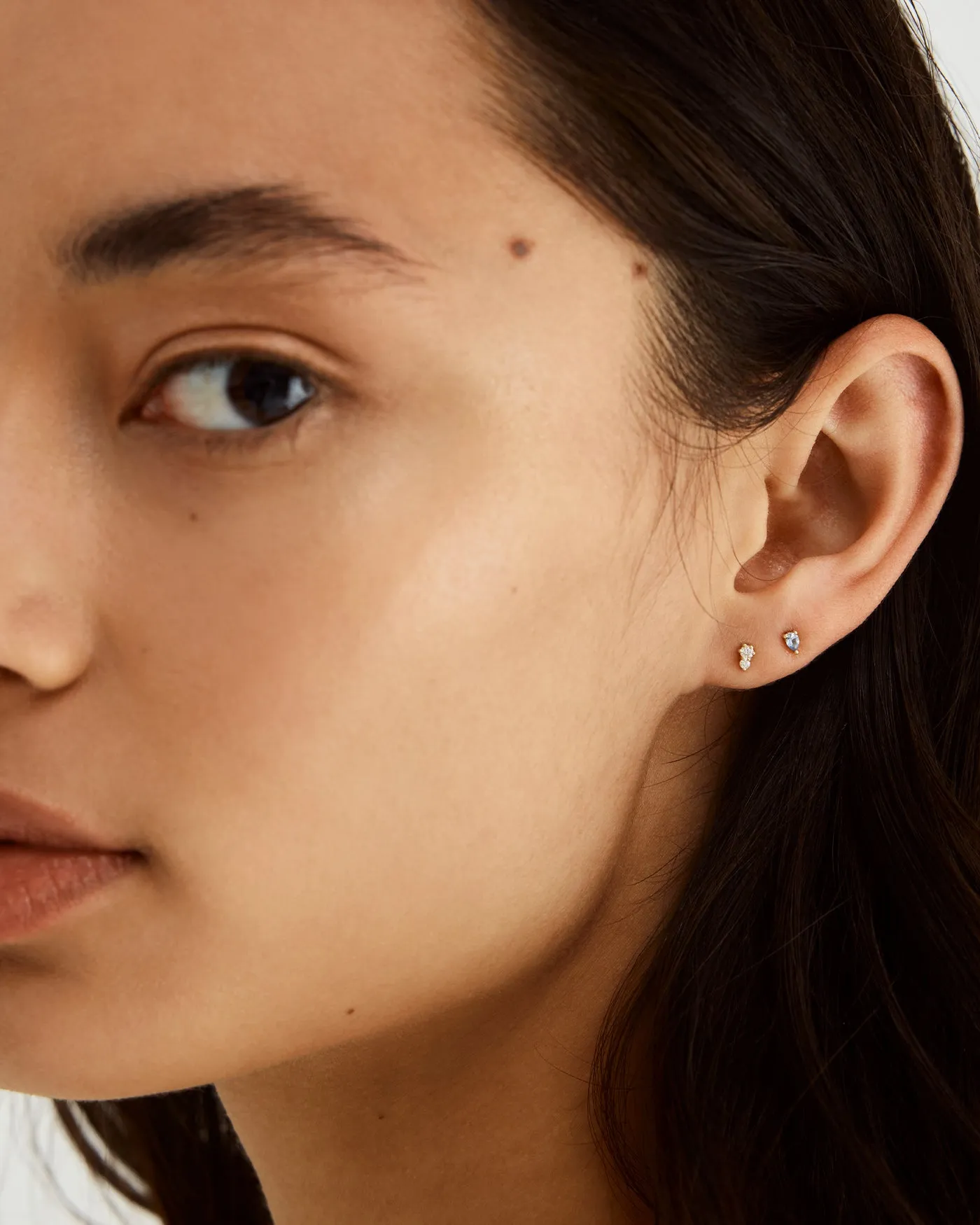 Lottie Studs | Ceylon Sapphire & Diamond