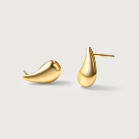 Molto Drop Studs in 9K Gold