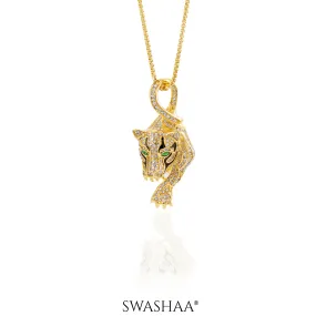 Oscar 18K Gold Plated Men's Chain Pendant