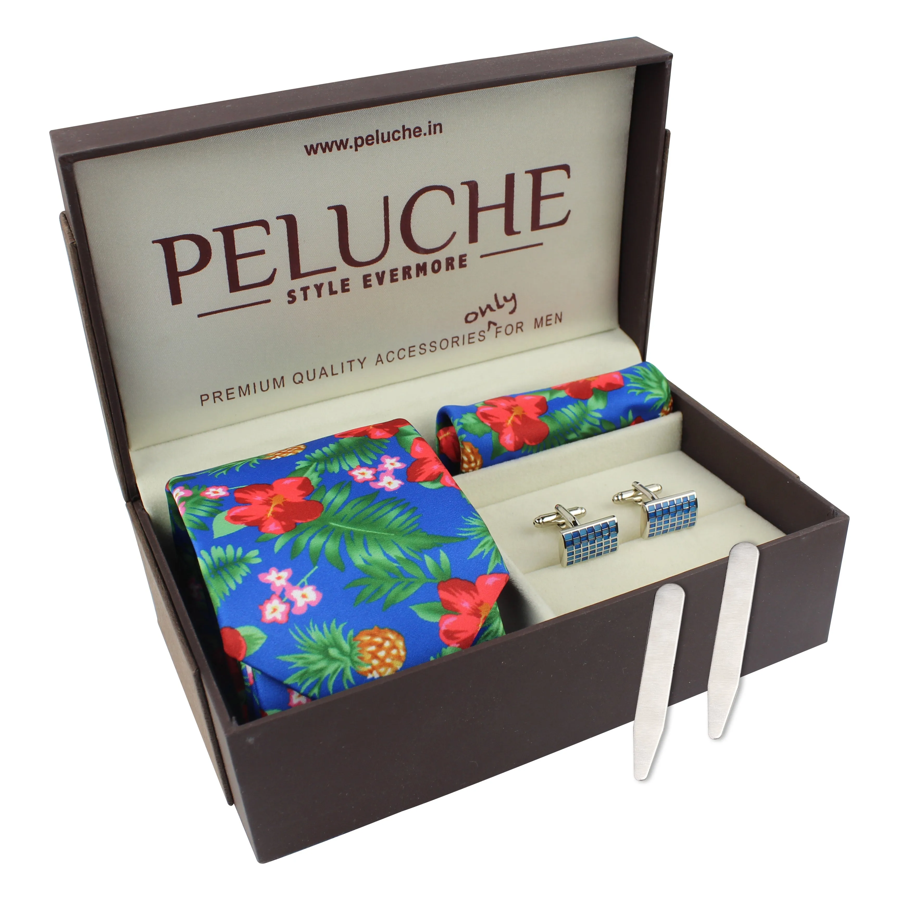 Peluche Floral Tale Blue Gift Box