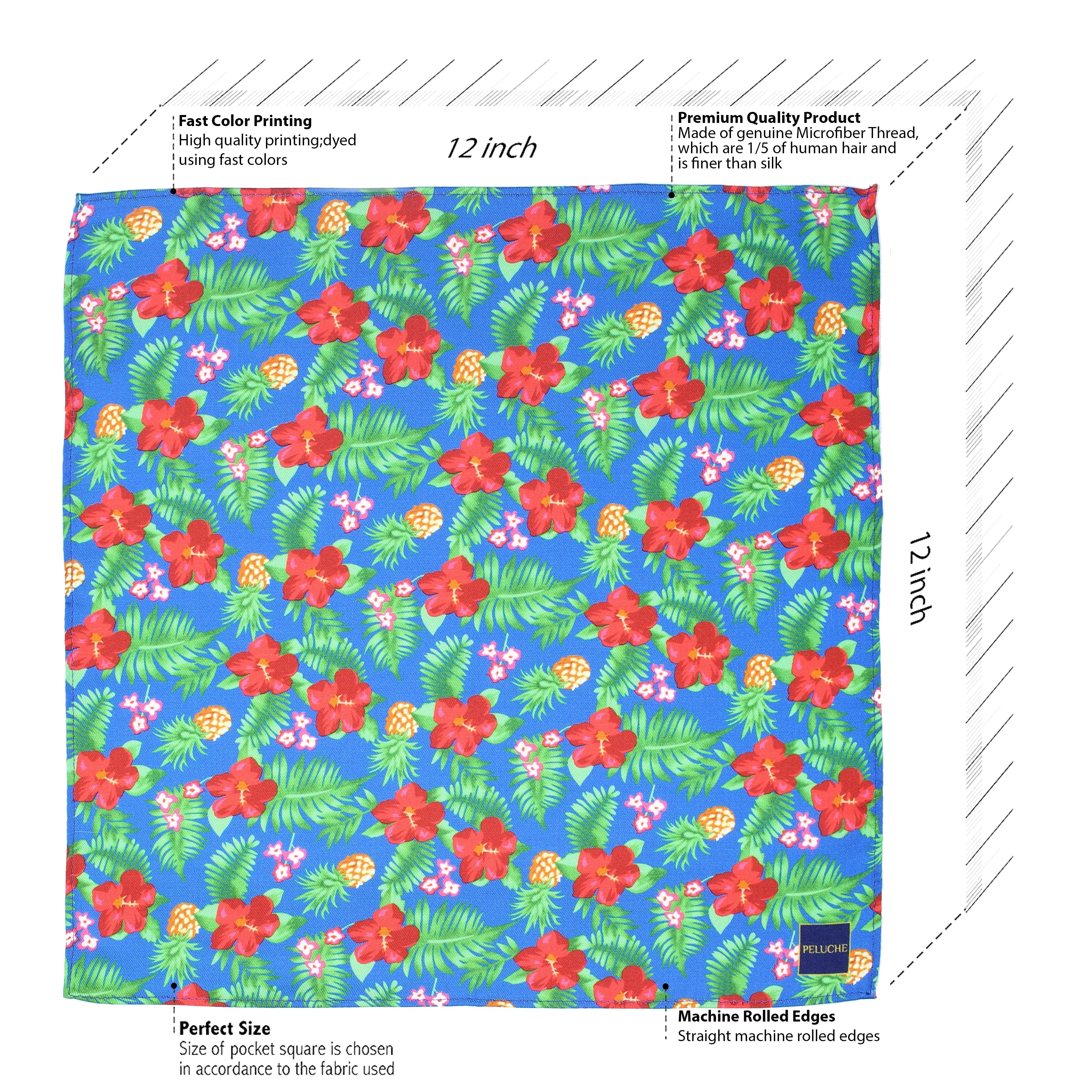 Peluche Floral Tale Blue Gift Box
