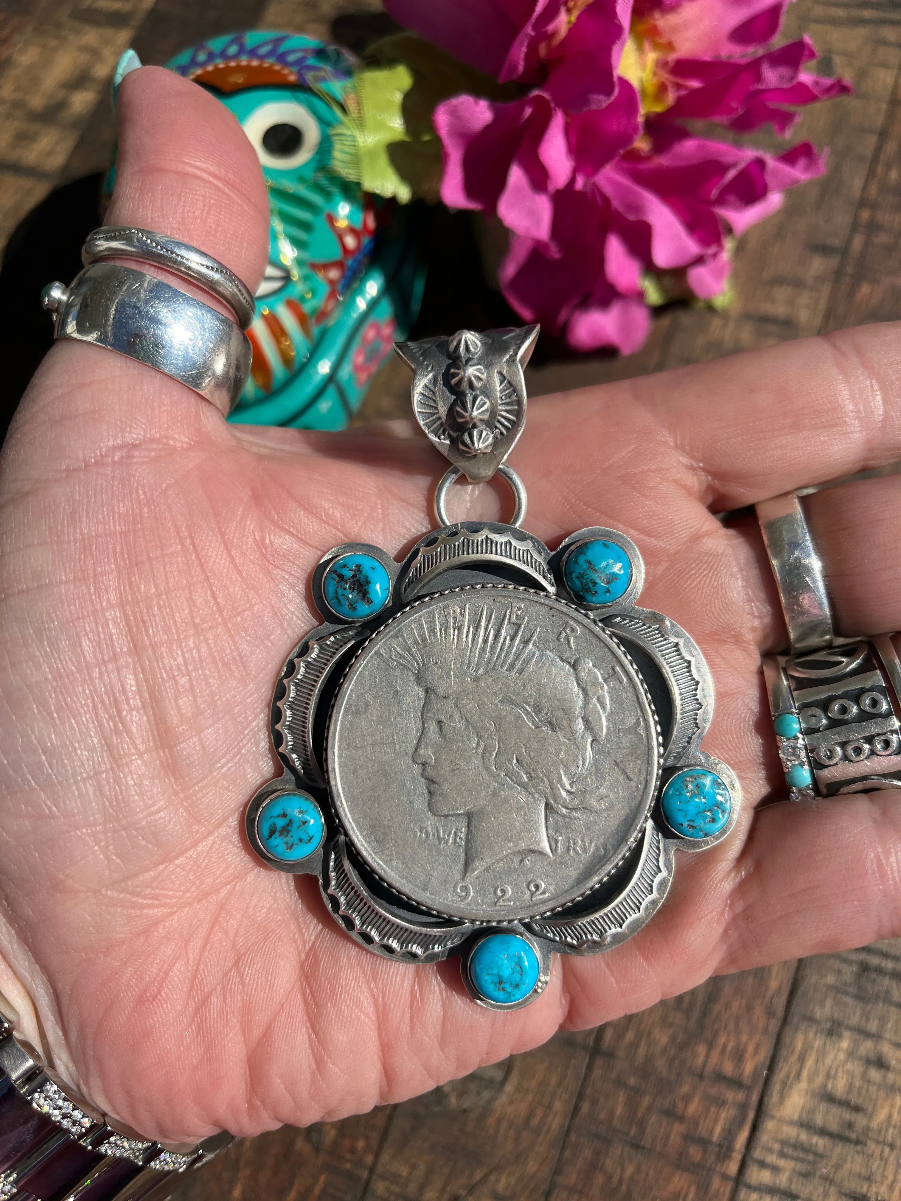 Sleeping Beauty and Coin Pendant