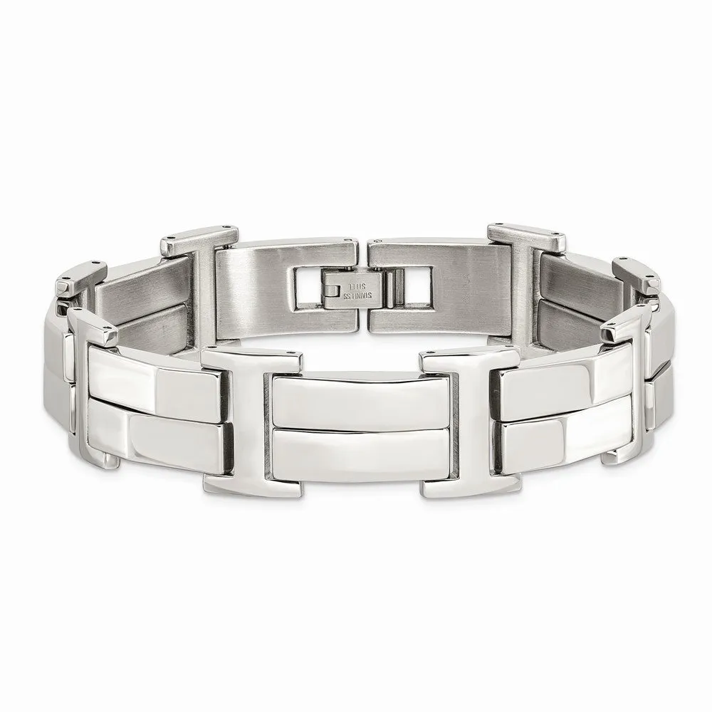 Stainless Steel Polished 8.5 in Bracelet
