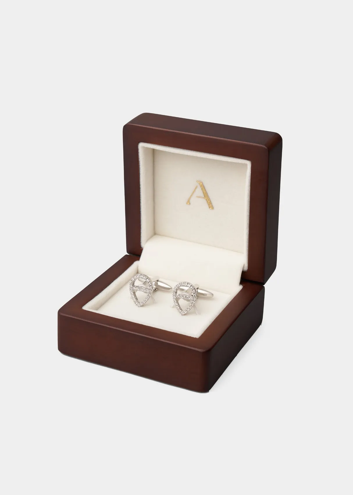 Swarovski Pear Shape Cufflinks