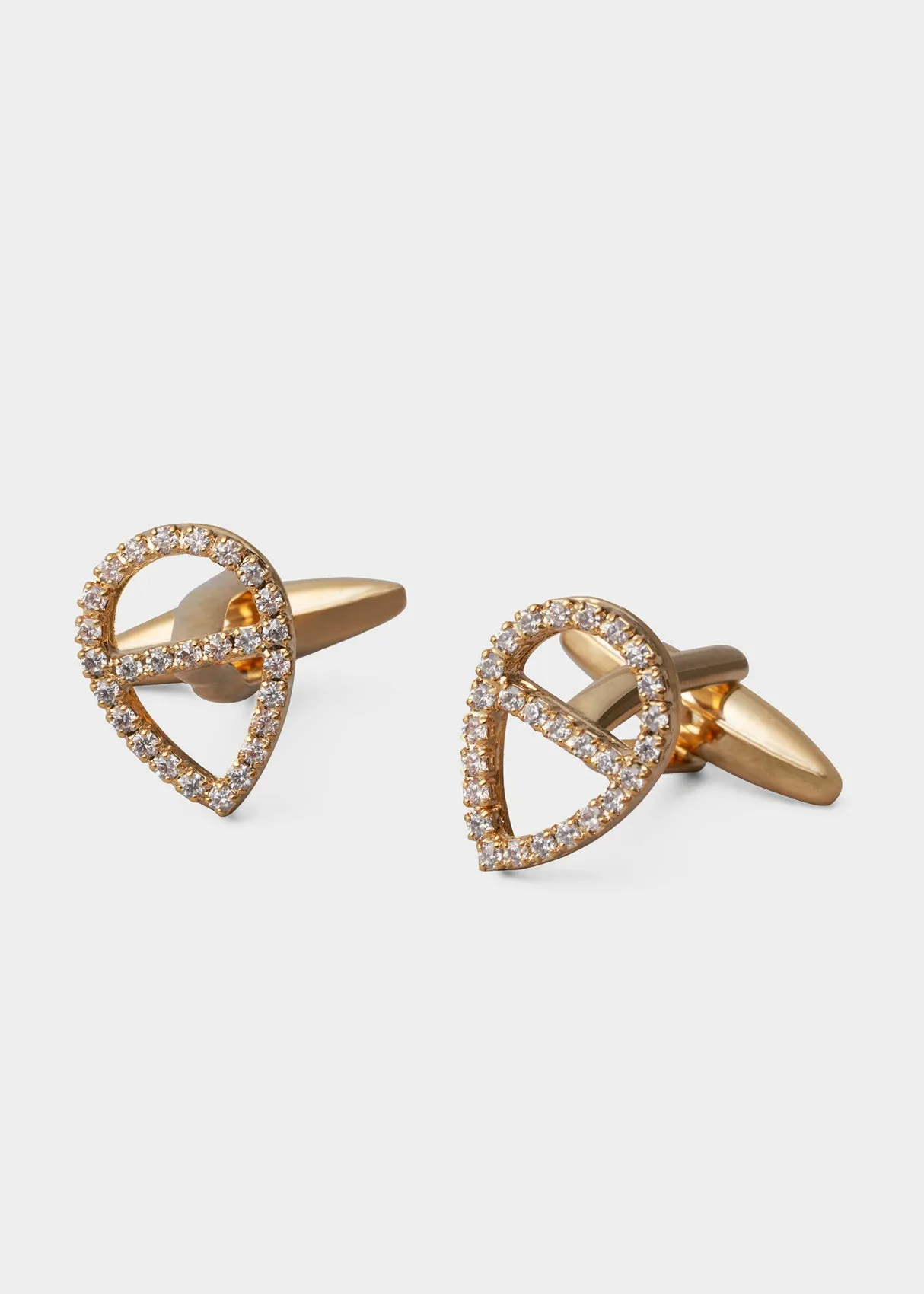 Swarovski Pear Shape Cufflinks